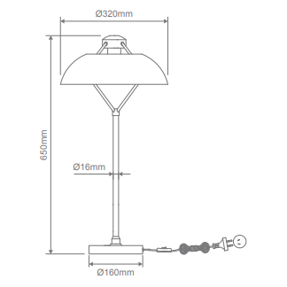 Domus FORGE-TL Table Lamp 1XE27 240V