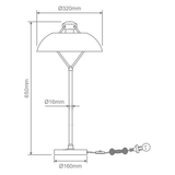 Domus FORGE-TL Table Lamp 1XE27 240V