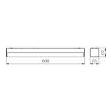 3A Lighting LED BATTEN 2FT LED/BT/20W/TC