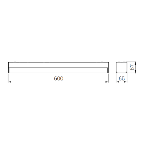 3A Lighting LED BATTEN 2FT LED/BT/20W/TC