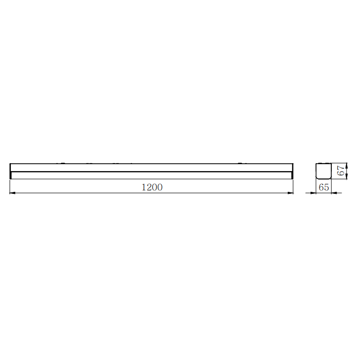 3A Lighting LED BATTEN 4FT LED/BT/40W/TC