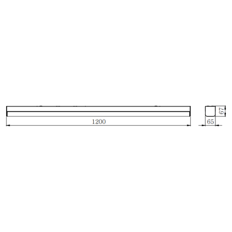 3A Lighting LED BATTEN 4FT LED/BT/40W/TC