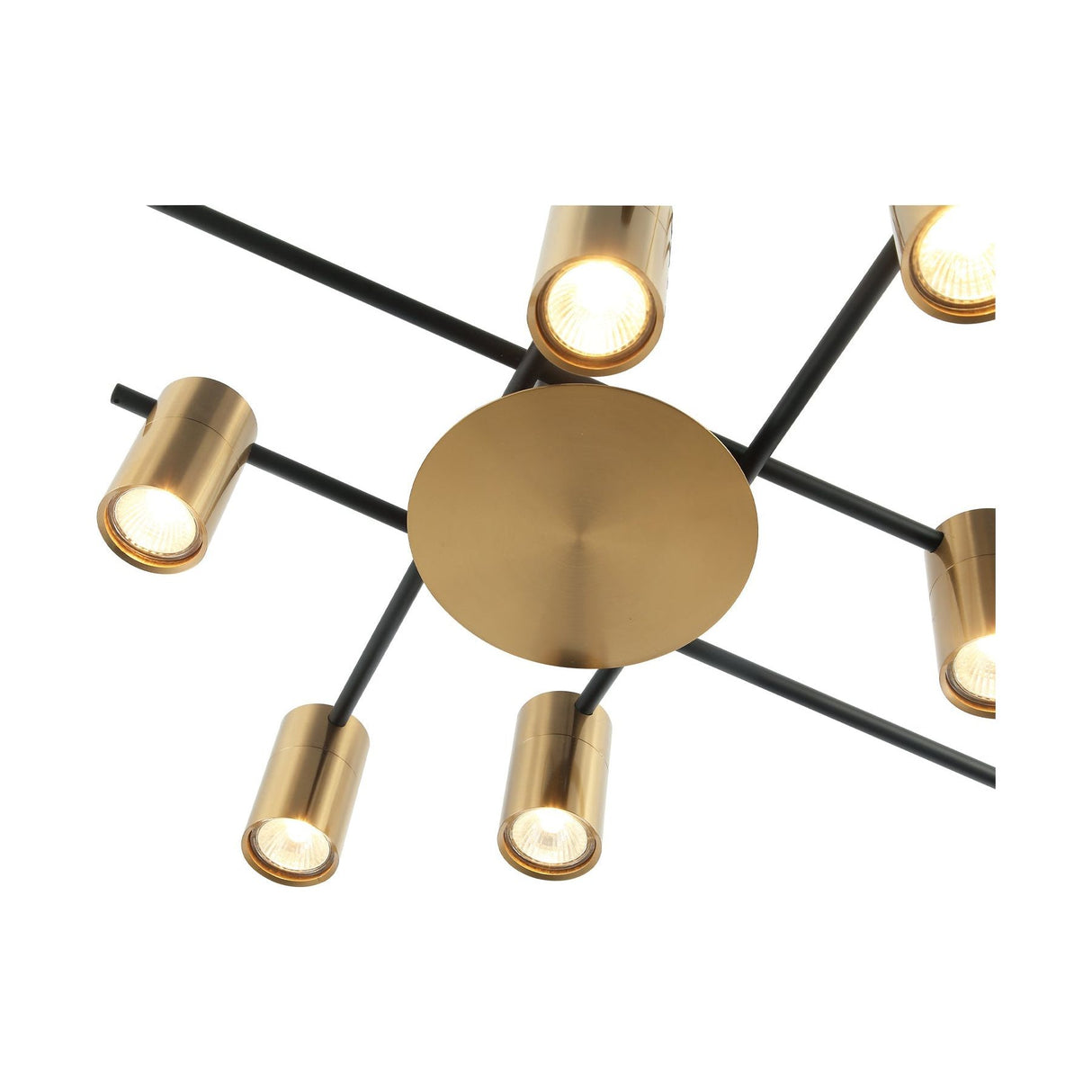 CLA TACHE Interior Spot Ceiling Lights with Adjustable Antique Brass Heads