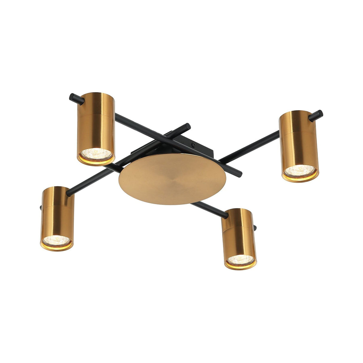 CLA TACHE Interior Spot Ceiling Lights with Adjustable Antique Brass Heads