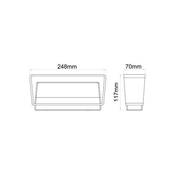 CLA TOPA Exterior LED Surface Mounted Up/Down Wall Lights IP65