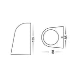 CLA Torque Exterior Surface Mounted Wall Lights