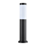 CLA TORRE Exterior E27 Surface Mounted Bollard Lights Black IP44