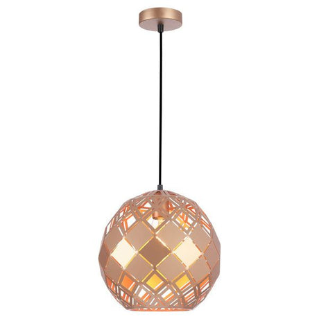 CLA TUILE Interior Embossed Tiled Iron Pendant Lights