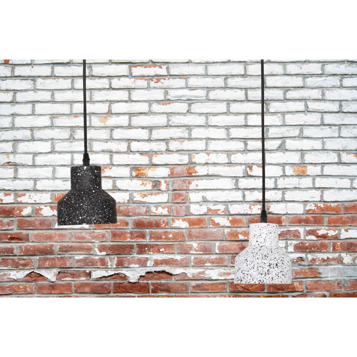 Terrazzo Stone Retro 12x12.5cm Pendants by VM Lighting