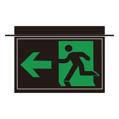 3A Lighting Exit Sign Blade Recessed