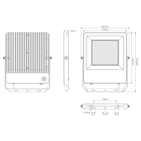 Domus BLAZE-PRO 100/150/200W LED BOX FLOODLIGHT