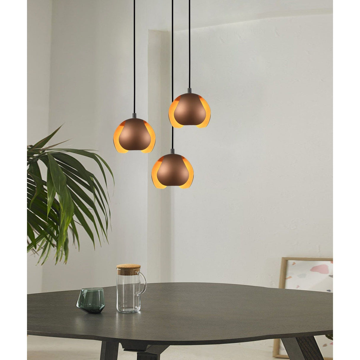 CLA VAINA Interior Iron Dome Pendant Lights