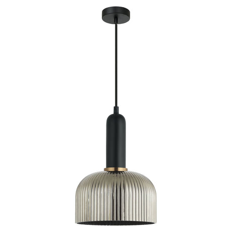 CLA Vintaj Interior Dome Ribbed Glass Pendant Lights