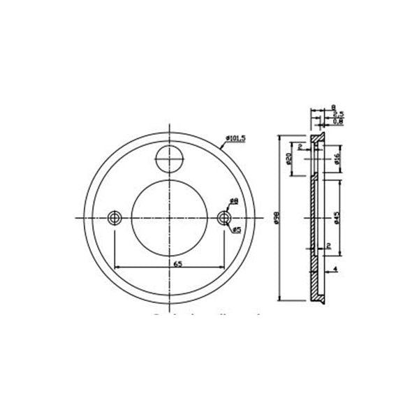 CLA VOX Exterior LED Surface Mounted Up/down Wall Lights IP54