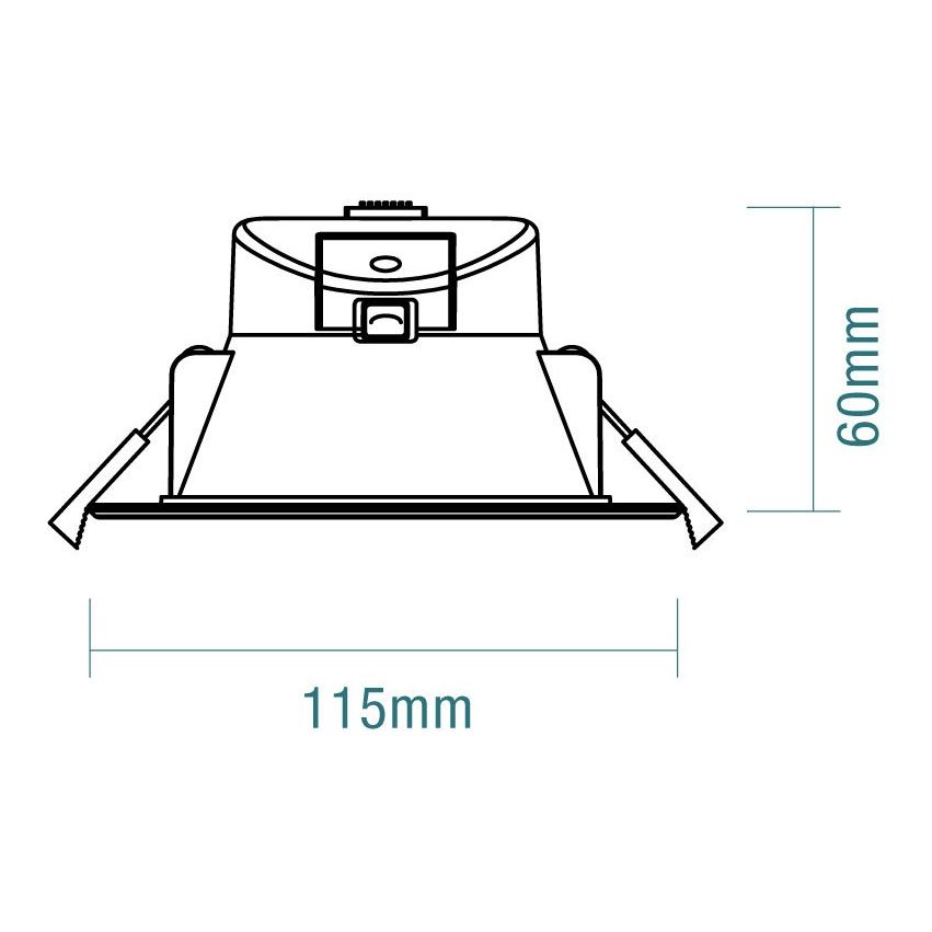 Martec Vito 9W Tricolour LED Downlight