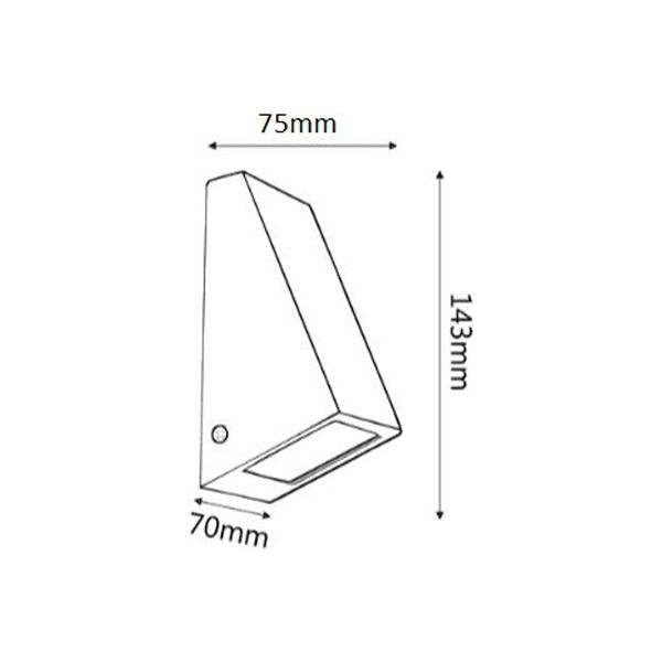 CLA WEDGE Exterior Wall Wedge Lights IP44