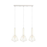 CLA Whiteband White Iron Cage Pendant Lights