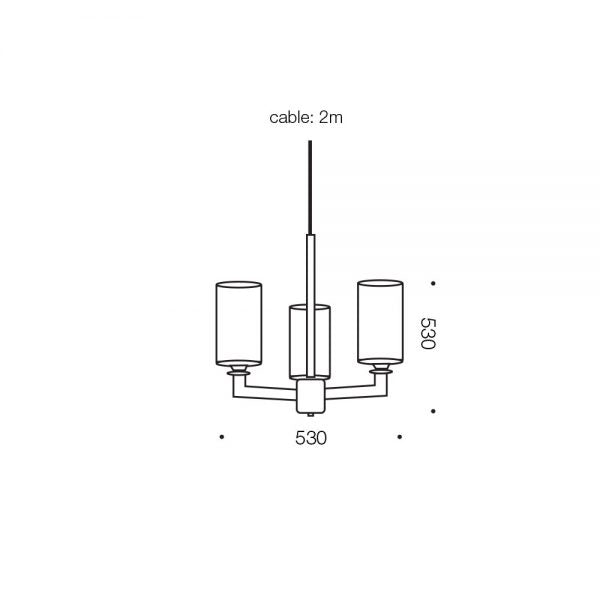 Telbix Ahern 3 Pendant