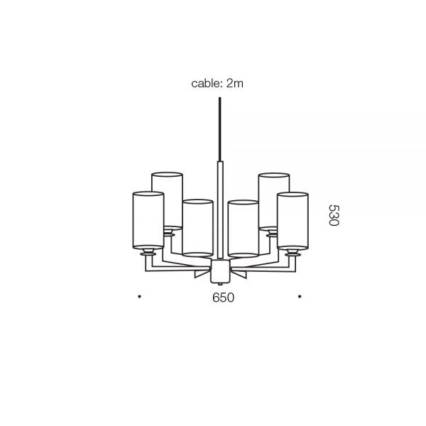 Telbix Ahern 6 Pendant