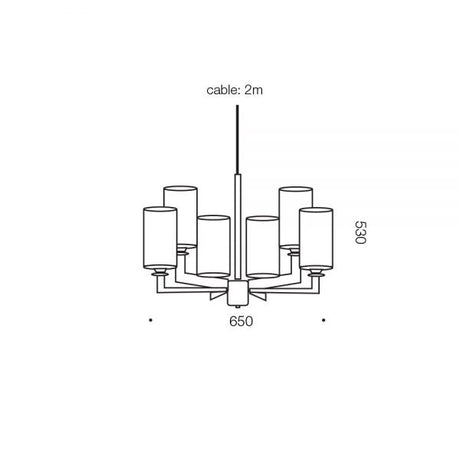 Telbix Ahern 6 Pendant