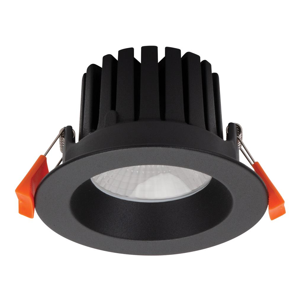 Domus AQUA-13 Round 13W LED Dimmable IP65 Downlight Black