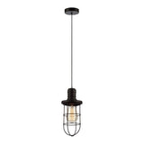 CLA Blackband Black Iron Cage Pendant Lights