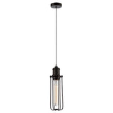 CLA Blackband Black Iron Cage Pendant Lights