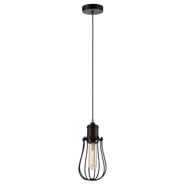 CLA Blackband Black Iron Cage Pendant Lights