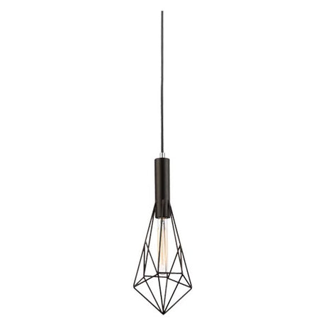 CLA Blackband Black Iron Cage Pendant Lights