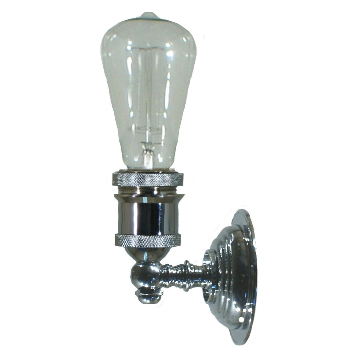 Lighting Inspiration Buster 1Lt Recessed Wall Bracket Chrome