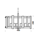 Telbix Finley 60 Pendant