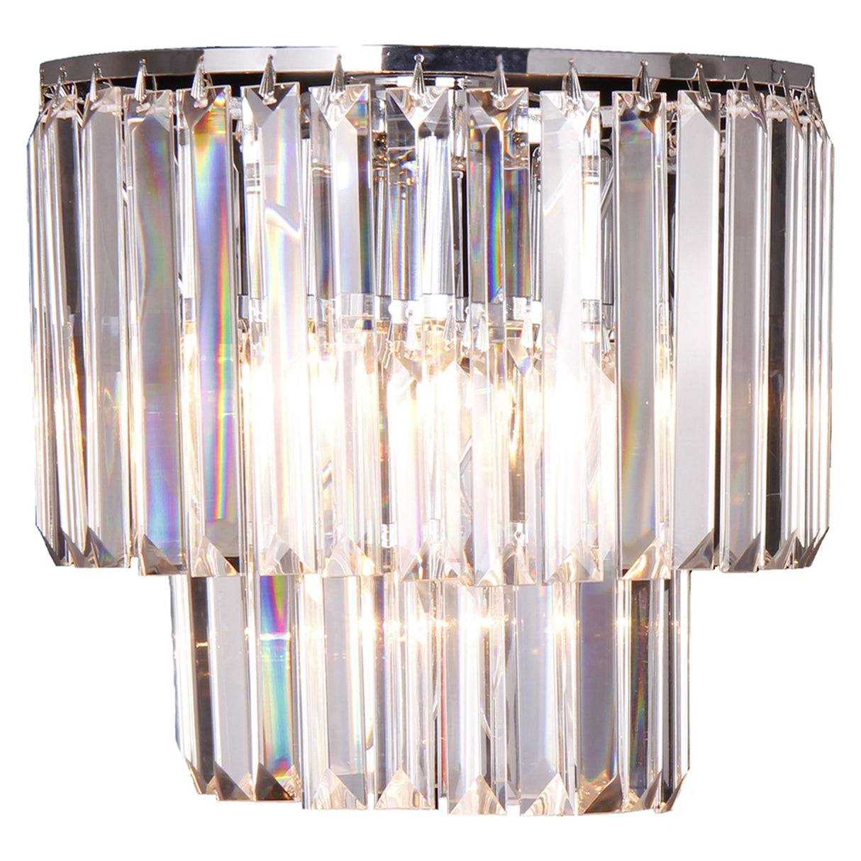 Lighting Inspiration Celestial 2Lt Wall Bracket Chrome