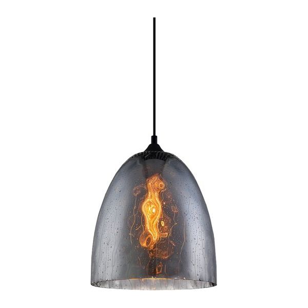 CLA Chuva Smoke Black Glass with Rain Drop Effect Pendant Lights