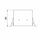 3A Lighting 10W SQ Single Adjudtable(LUX-DD1010M-C10W)