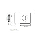 3A Lighting 3W LED Step Light STEP-516/TC