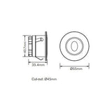 3A Lighting 3W LED Step Light STEP-514/TC