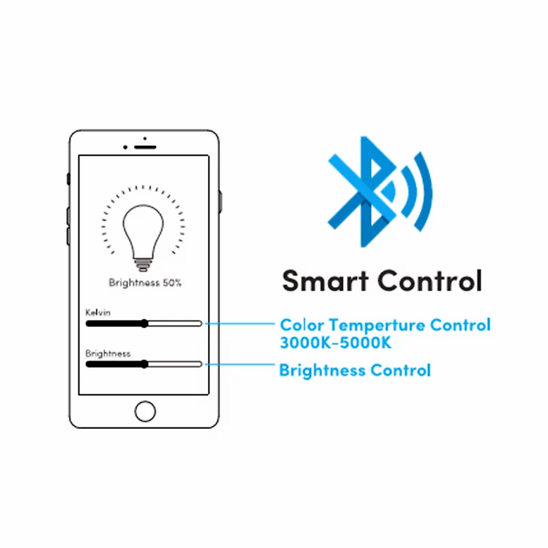 3A Lighting 10W LED Smart Downlight DL1131/WH/TC