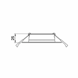 3A Lighting 10W High Efficiency Downlight DL106/10W/TC