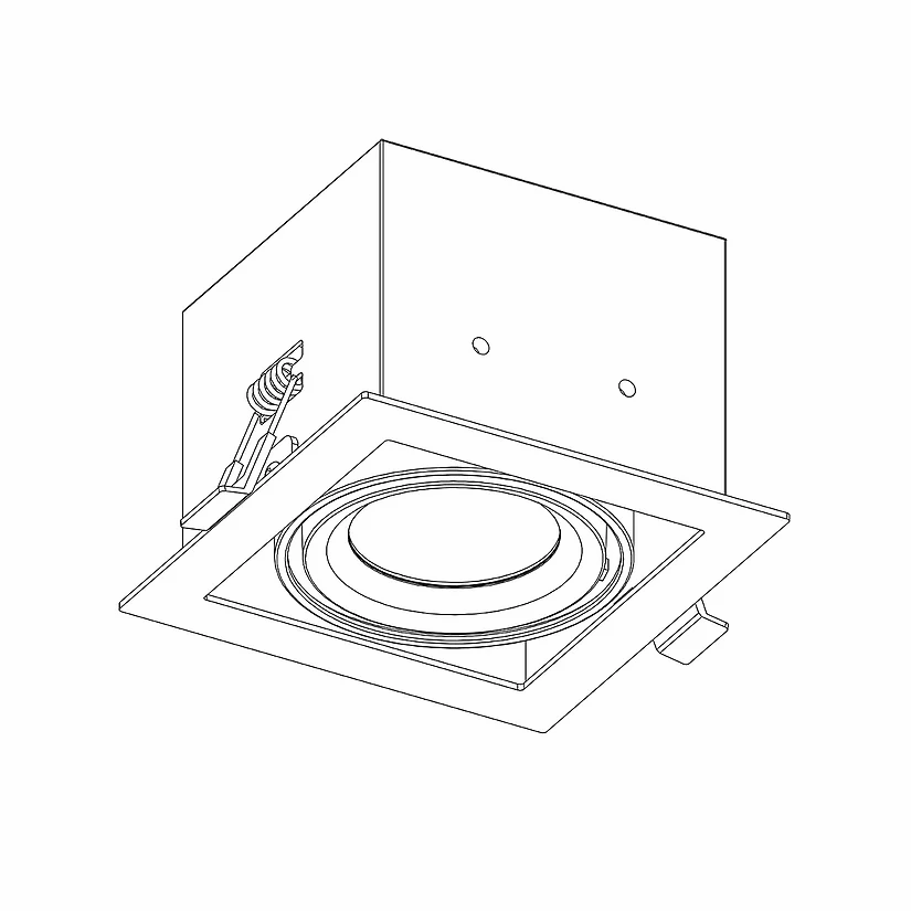 3A Lighting 10W SQ Single Adjudtable(LUX-DD1010M-C10W)