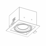 3A Lighting 10W SQ Single Adjudtable(LUX-DD1010M-C10W)