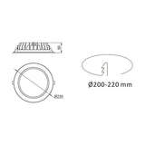 3A Lighting 30W & 40W Dual Wattage Downlight