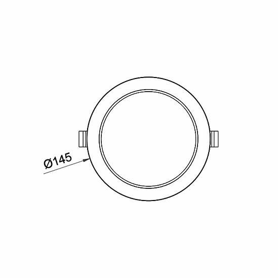 3A Lighting 15W High Efficiency Downlight DL1019/15W/TC