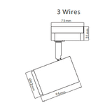 3A Lighting 15W LED Track Light TH15