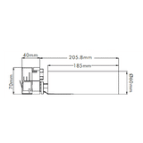 3A Lighting 30W LED Track Light 3 Phase TH25