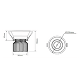 3A Lighting 13W Frameless Downlight DL9530