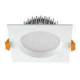 Domus DECO-13 Square 13W Dimmable LED Tricolour IP44 Downlight White