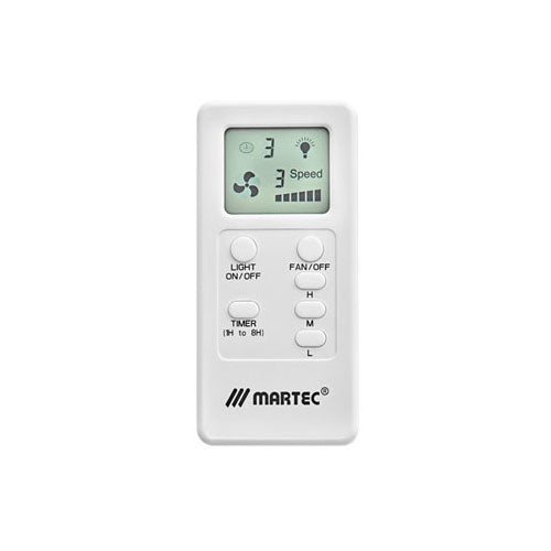 Martec Premium Slimline LCD Ceiling Fan AC Remote Crontrol