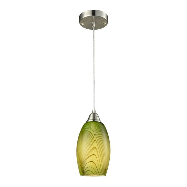 CLA Glaze Ellipse Hand Blown Glass pendant lights