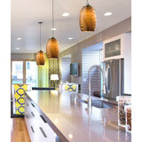 CLA Glaze Ellipse Hand Blown Glass pendant lights