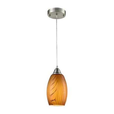 CLA Glaze Ellipse Hand Blown Glass pendant lights